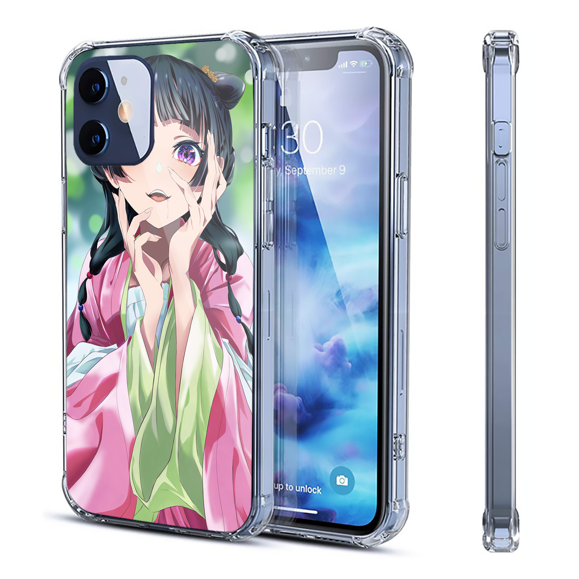 （画像用） 薬屋のひとりごと The Apothecary Diaries 【iPhone 12シリーズ対応】透明スマホケース（クリアソフトケース）
